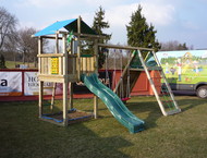 Jungle Hut a Climb Module Xtra a Tic Tac Toe