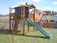Jungle Playhouse s terasou XL a moduly