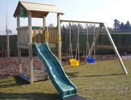 Jungle Casa s houpačkou a Baby sedátky