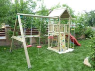 Hřiště Jungle Club s Swing modulem a doplňky