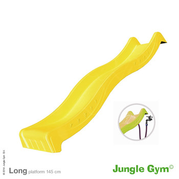 Jungle Gym skluzavka žlutá dlouhá s přípojkou pro vodu