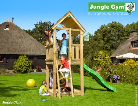 Dětské hřiště Jungle Club - kompletní sestava včetně skluzavky