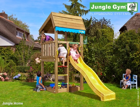 Dětské hřiště Jungle Home - kompletní sestava včetně skluzavky