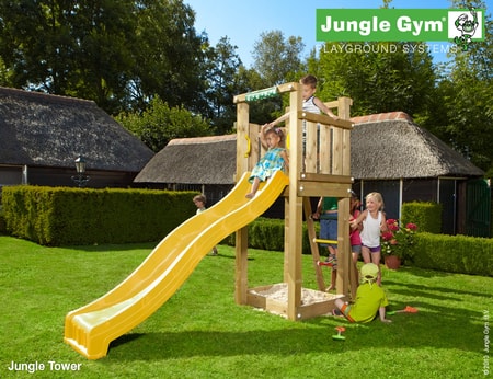Dětské hřiště Jungle Tower - kompletní sestava včetně skluzavky